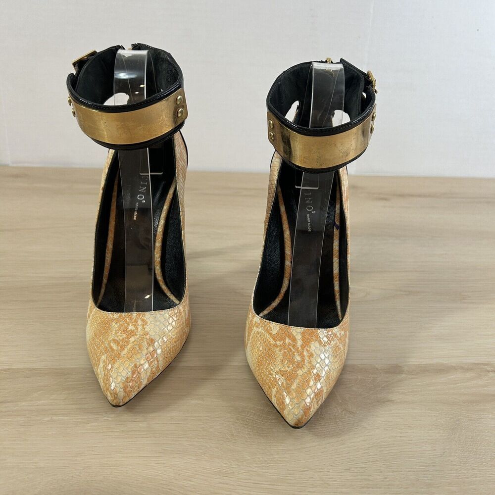 Vicino Women's Pointed toe Leather Stilettos Hand Made in Italy pumps